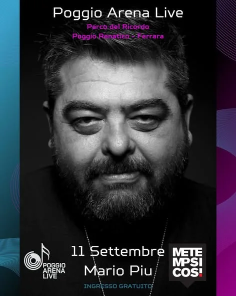 Mario Più al Poggio Arena Live 2026